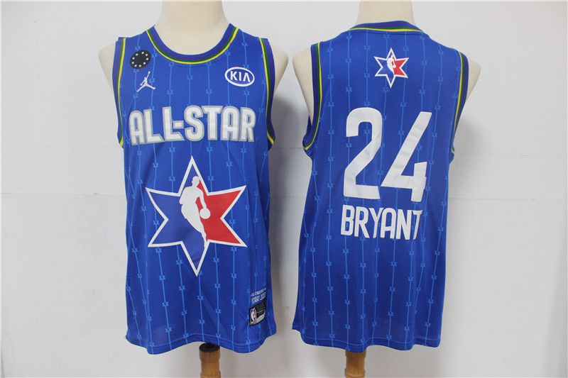 Men Los Angeles Lakers #24 Bryant Blue 2020 All Star NBA Jerseys